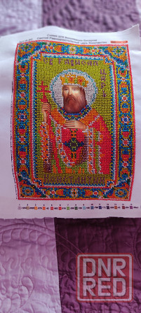 Икона именная, чешский бисер Донецк - изображение 3