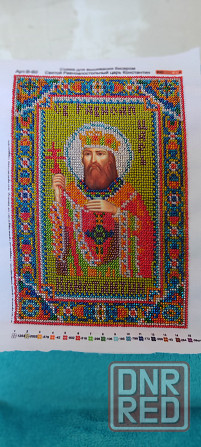 Икона именная, чешский бисер Донецк - изображение 2