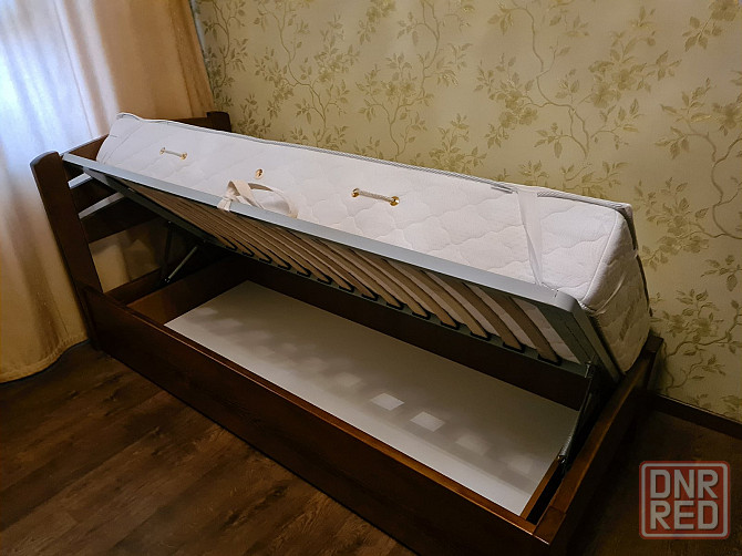 Кровать с подъемным механизмом. Натуральное дерево Донецк - изображение 5