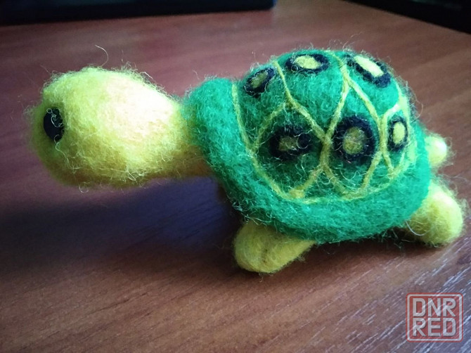 черепаха ручной работы/подарок/сувенир/сухое валяние Донецк - изображение 1