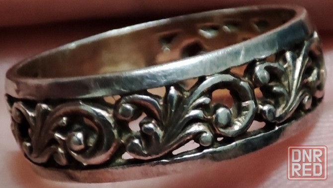 Кольцо женское серебряное. Донецк - изображение 1