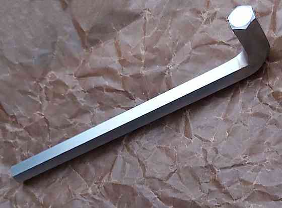 Ключ шестигранный 14 мм, Г-образный, Cr-V, 210/55 мм. Макеевка