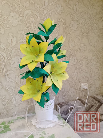 Цветок светильник подарок Донецк - изображение 2