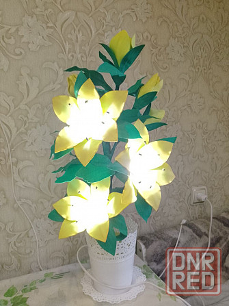 Цветок светильник подарок Донецк - изображение 1