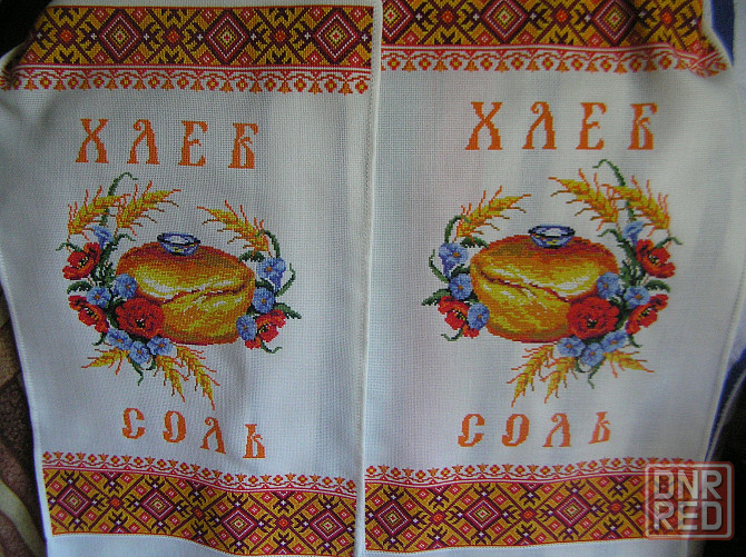 Рушник (полотенце) свадебное под каравай Донецк - изображение 4