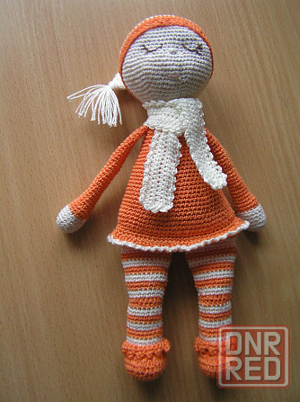 Милая маленькая куколка, связанная крючком Донецк - изображение 2
