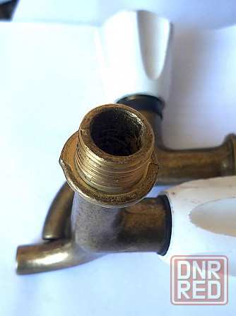 Кран водоразборный, вентильный, латунь, 1/2", СССР. Макеевка - изображение 6