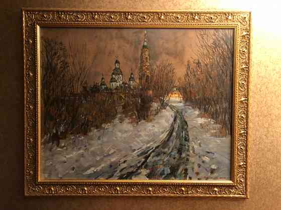 картина народного, заслуженного художника В.И. Ковтун (2002 год, 100*80) Донецк