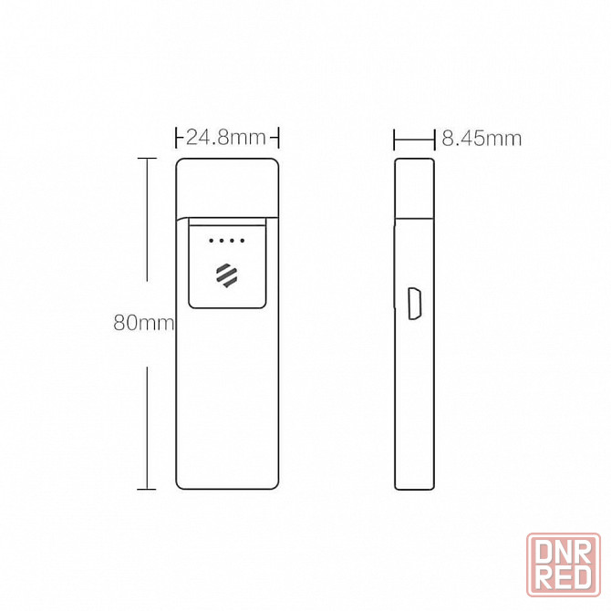 Зажигалка аккумуляторная, сенсорная USB Xiaomi BEEBEST (L101) ОРИГИНАЛ Донецк - изображение 8