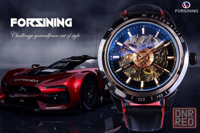 Механические наручные часы с Автоподзаводом FORSINING RED (ОРИГИНАЛ) Донецк - изображение 2