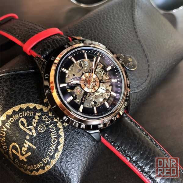 Механические наручные часы с Автоподзаводом FORSINING RED (ОРИГИНАЛ) Донецк - изображение 8