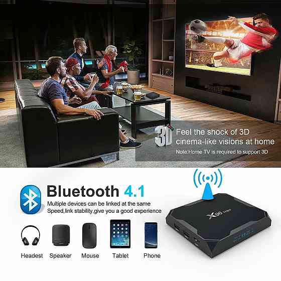 X96 Max plus 4/32 Гб Android Приставка Smart TV, андроид смарт тв Донецк