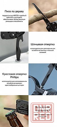 Мультитул, многофункциональный нож Xiaomi NexTool (KT5024) ОРИГИНАЛ Донецк - изображение 7