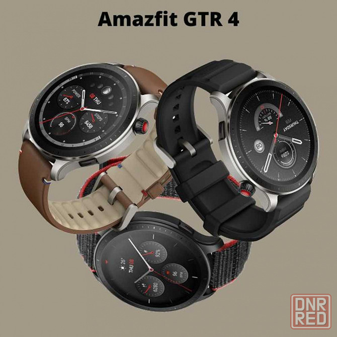Умные смарт часы, фитнес браслет Xiaomi Amazfit GTR 4 с GPS GLOBAL Донецк - изображение 1