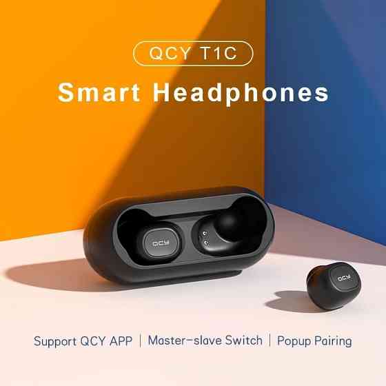 Наушники беспроводные с микрофоном Xiaomi QCY T1C Донецк