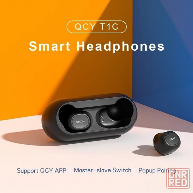 Наушники беспроводные с микрофоном Xiaomi QCY T1C Донецк - изображение 3