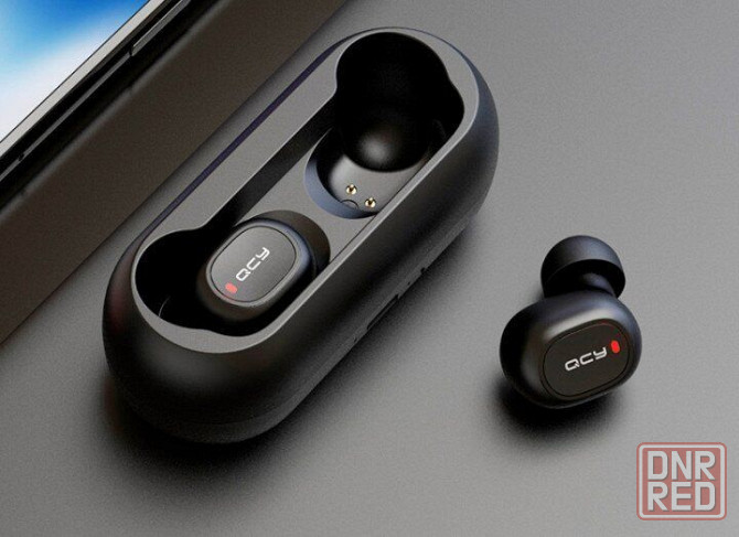 Наушники беспроводные с микрофоном Xiaomi QCY T1C Донецк - изображение 1