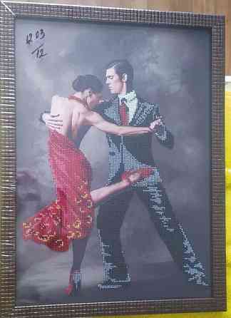 Картина "Аргентинское танго", вышита бисером Донецк