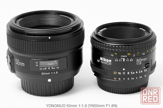 Объектив Yongnuo YN 50mm, 35mm, f/1.8 для Canon, Nikon с автофокусом Донецк - изображение 3