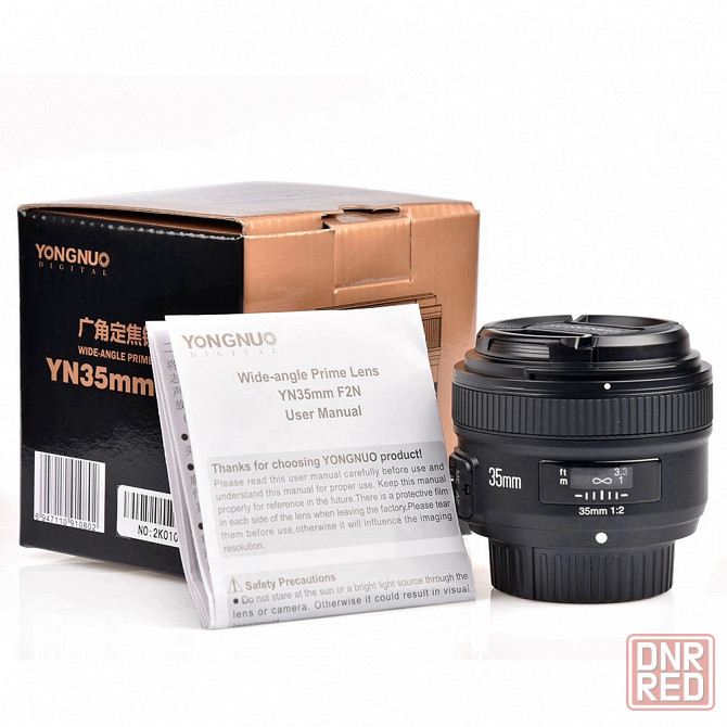 Объектив Yongnuo YN 50mm, 35mm, f/1.8 для Canon, Nikon с автофокусом Донецк - изображение 8