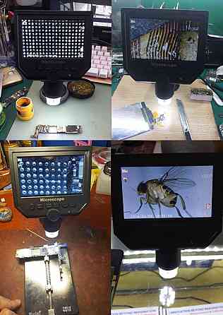Микроскоп с экраном - G600, электронный, цифровой, USB Донецк