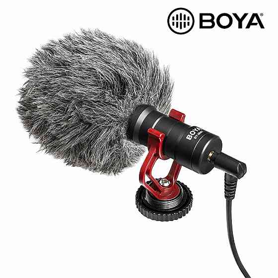 Микрофон для камеры - BOYA BY-MM1, конденсаторный, видео, фото Донецк