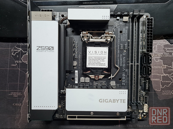 Материнская плата Gigabyte Z590I VISION D DDR4 Донецк - изображение 1