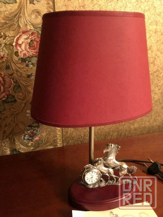 настольная лампа с часами (Франция / Les etains du prince) Донецк - изображение 2