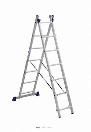Алюмет Лестница 2*8 двухсекционная новая alumet Донецк