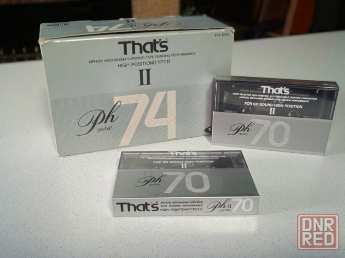 Новые запечатанные кассеты "That's" High Position (Type II) Хром 70 и 74 мин. Донецк - изображение 3