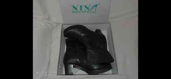 Ботинки женские Nina 40 размер, кожа (Отличное состояние) Донецк