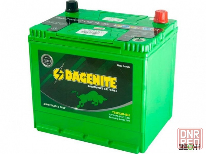 Новый аккумулятор DAGENITE 65Ah/650A (пр-во Индия) Донецк - изображение 1
