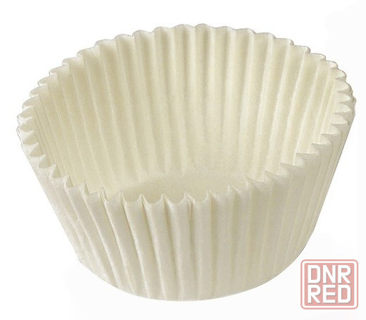 Бумажная Форма для выпечки кексов Размер: 45*35 мм Цвет: белый Донецк - изображение 1