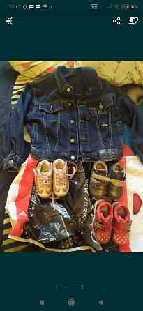 Обувь и джинсовая курточка для девочки,обувь 21размер,в хорошем состоянии,продам все разом0714303124 Донецк