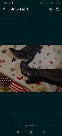 сапожки зима 38 размер, кожа,выпуск югославия,крепкие и теплые,размер каблука 5 см,кто любит классик Донецк