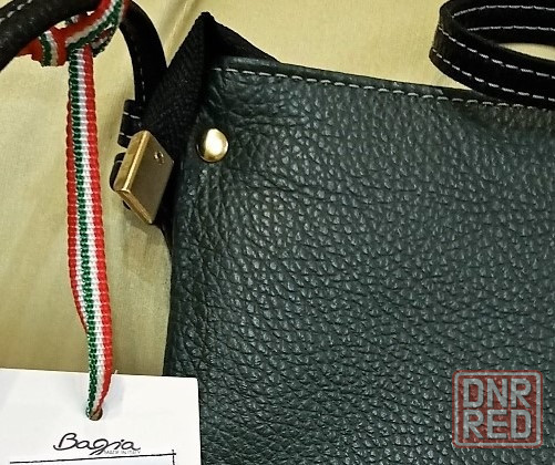 Женская Итальянская сумка Bagia с плечевым ремнем кожа Донецк - изображение 4