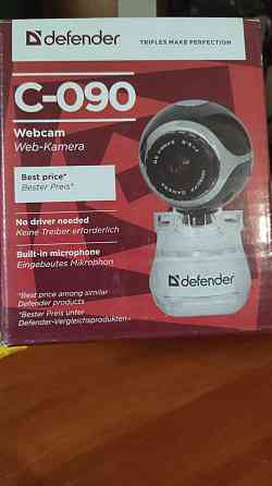 Веб-камера Defender C-090 Black Для общения и дистанционного обучения школьников Макеевка