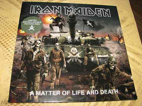 Пластинка Iron Maiden ‎– A Matter Of Life And Death 2006 г. Макеевка