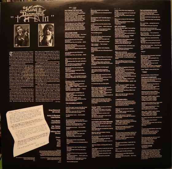Винил King Diamond ‎– Them/ 1988/ изд. 1997/ Germany Макеевка