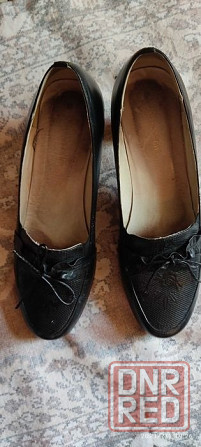 Продам кожаные туфли размер 40 Донецк - изображение 1