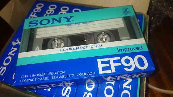 кассета Sony EF-90 (Japan) 1986 Донецк