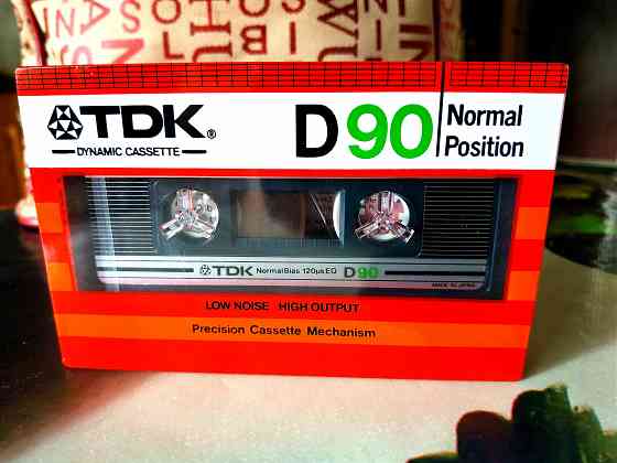 кассета TDK D90 (Japan) 1982 Донецк
