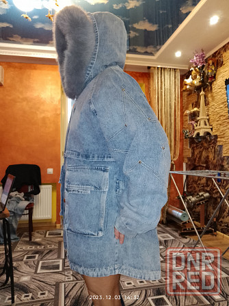 Новая женская джинсовая куртка , размер 52р Донецк - изображение 3