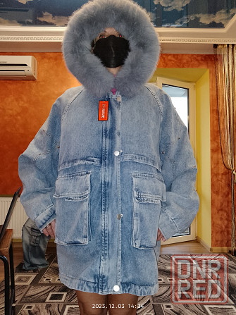 Новая женская джинсовая куртка , размер 52р Донецк - изображение 1