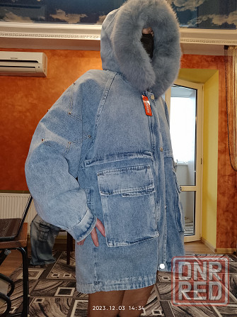 Новая женская джинсовая куртка , размер 52р Донецк - изображение 2