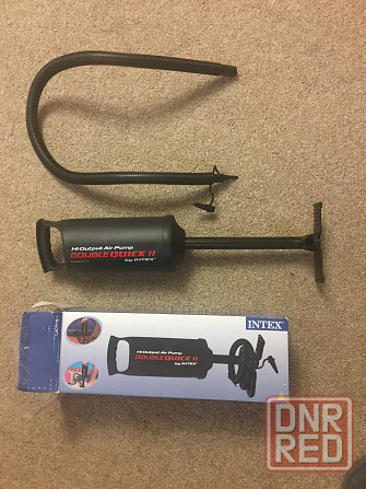 Насос ручной для бассейна\матраса\мяча Double Quick II Hi-Output Донецк - изображение 1