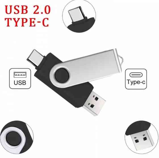 USB флеш-накопитель 64 Gb, 64 Гб, 3в1, USB Type-C/USB3.0/Micro-B Макеевка