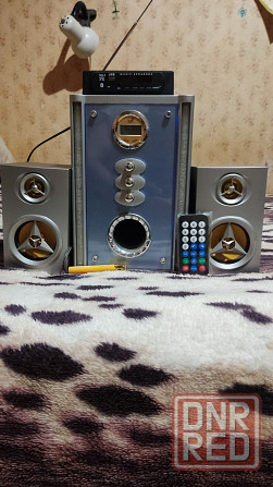 Акустическая система 2+1. С пультом д.у. Bluetooth и FM радио. Донецк - изображение 1
