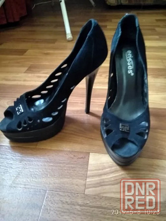 туфли женские из натурального замша + новая сумочка Донецк - изображение 4