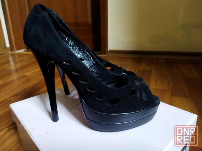 туфли женские из натурального замша + новая сумочка Донецк - изображение 1